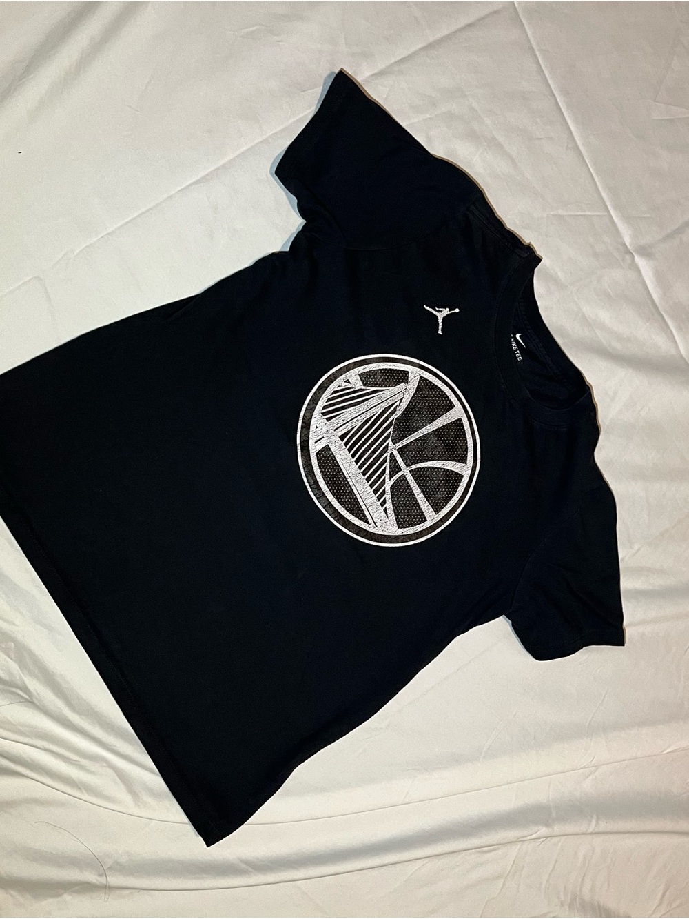 Nike Black Short-Sleeve Kids Basketball Graphic Tee